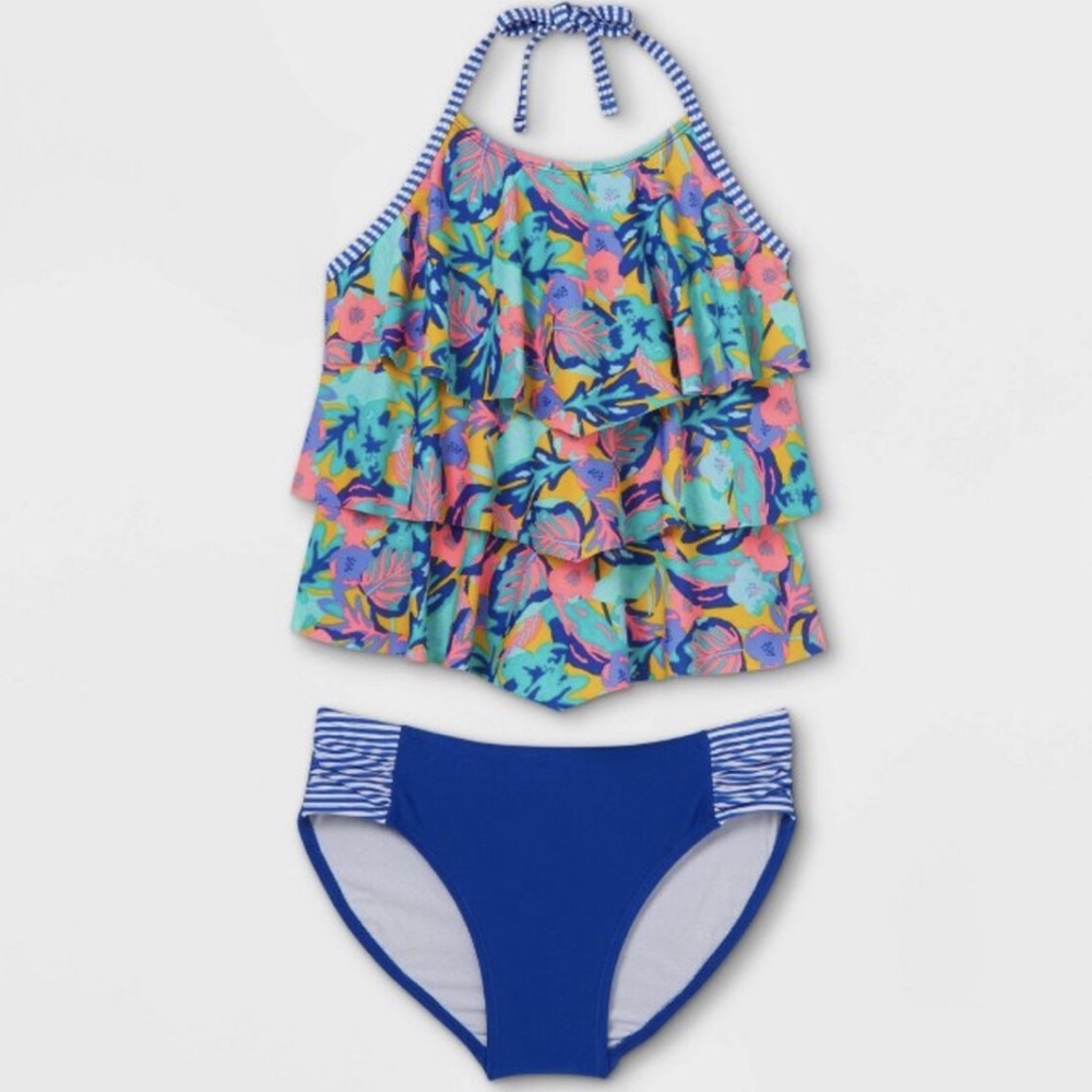 Cat & Jack Girls Swim Set Size: M (7-8)
